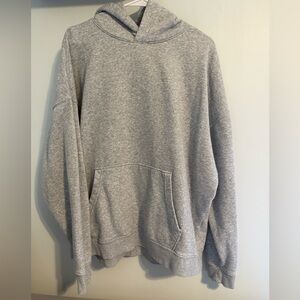 No Boundaries Light Gray Oversized Hoodie